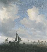 Saloman van Ruysdael View of Alkmaar painting